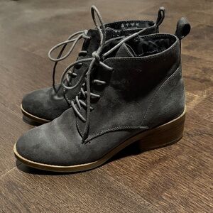 Charcoal Ankle Booties